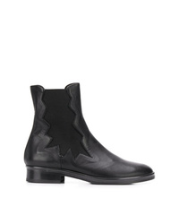 Bottines en cuir noires Marc Ellis