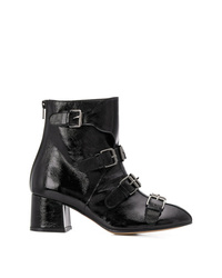 Bottines en cuir noires Marc Ellis