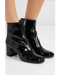 Bottines en cuir noires Gianvito Rossi