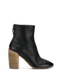 Bottines en cuir noires Marsèll