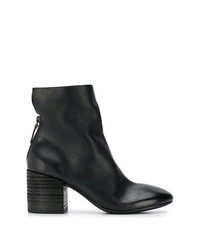 Bottines en cuir noires Marsèll