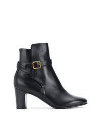 Bottines en cuir noires Michel Vivien