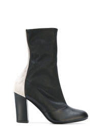 Bottines en cuir noires Michel Vivien