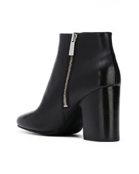 Bottines en cuir noires MICHAEL Michael Kors