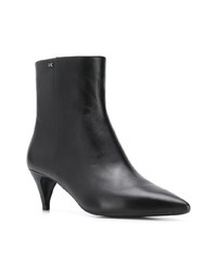 Bottines en cuir noires MICHAEL Michael Kors