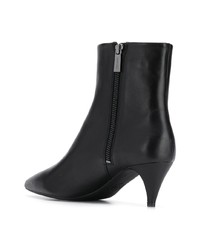 Bottines en cuir noires MICHAEL Michael Kors