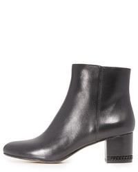 Bottines en cuir noires MICHAEL Michael Kors