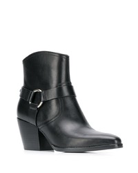 Bottines en cuir noires MICHAEL Michael Kors