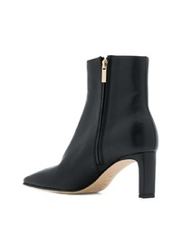 Bottines en cuir noires Jimmy Choo