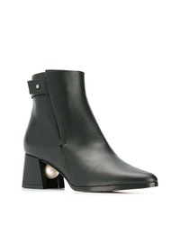 Bottines en cuir noires Nicholas Kirkwood