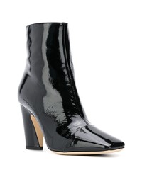 Bottines en cuir noires Jimmy Choo