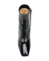 Bottines en cuir noires Jimmy Choo