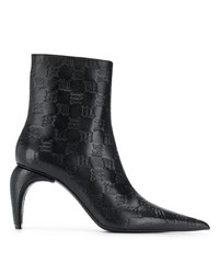 Bottines en cuir noires Misbhv