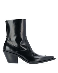 Bottines en cuir noires Misbhv