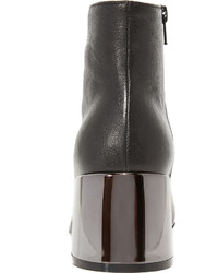 Bottines en cuir noires Maison Margiela