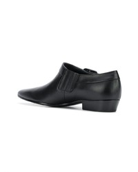 Bottines en cuir noires Bottega Veneta