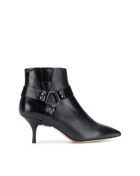 Bottines en cuir noires Morobé