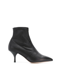 Bottines en cuir noires Morobé