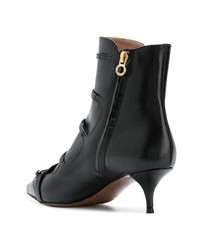 Bottines en cuir noires L'Autre Chose