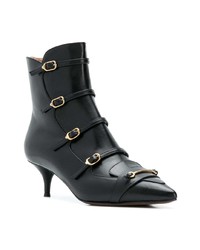 Bottines en cuir noires L'Autre Chose