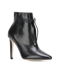 Bottines en cuir noires Jimmy Choo