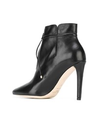 Bottines en cuir noires Jimmy Choo