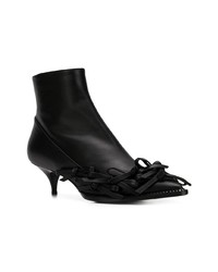 Bottines en cuir noires N°21