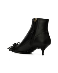 Bottines en cuir noires N°21