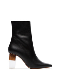 Bottines en cuir noires Neous