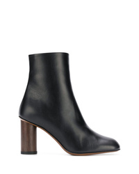 Bottines en cuir noires Neous