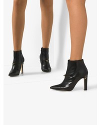 Bottines en cuir noires Jennifer Chamandi