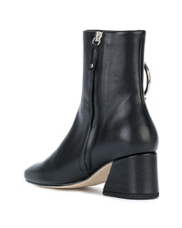 Bottines en cuir noires Dorateymur