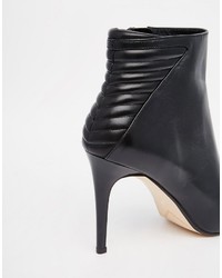 Bottines en cuir noires Dune