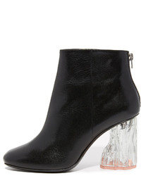 Bottines en cuir noires Acne Studios