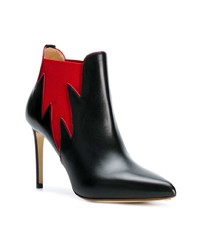 Bottines en cuir noires Francesco Russo