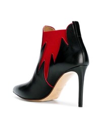 Bottines en cuir noires Francesco Russo