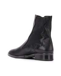 Bottines en cuir noires Marc Ellis