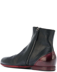 Bottines en cuir noires Marsèll