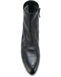 Bottines en cuir noires Marsèll