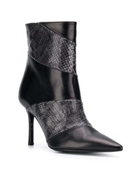 Bottines en cuir noires Marc Ellis