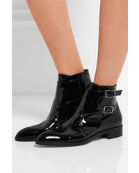 Bottines en cuir noires Gianvito Rossi