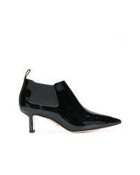 Bottines en cuir noires Paul Andrew