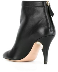 Bottines en cuir noires Nicholas Kirkwood