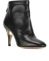 Bottines en cuir noires Nicholas Kirkwood