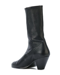 Bottines en cuir noires Stouls