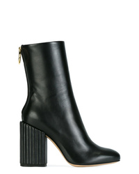 Bottines en cuir noires Petar Petrov