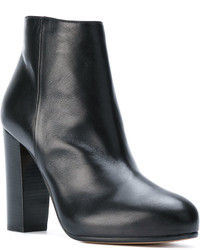 Bottines en cuir noires Jean-Michel Cazabat