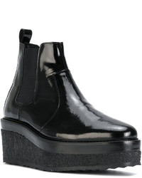 Bottines en cuir noires Pierre Hardy