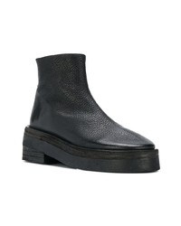 Bottines en cuir noires Marsèll