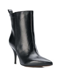 Bottines en cuir noires L'Autre Chose